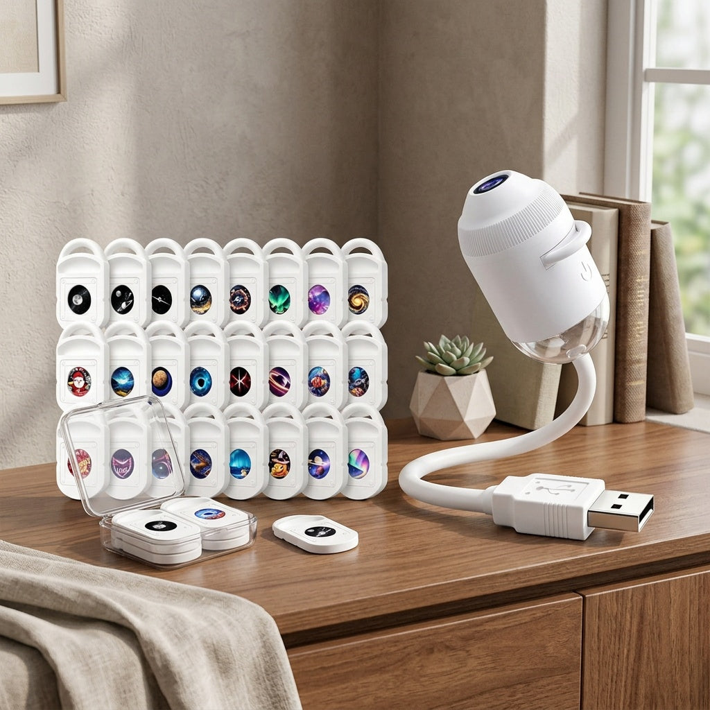 Galaxy Night Light Projector for Bedroom Ambiance