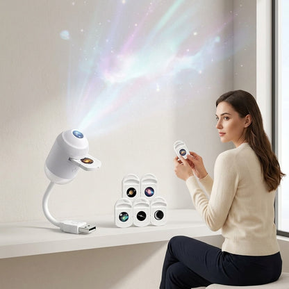 Galaxy Night Light Projector for Bedroom Ambiance
