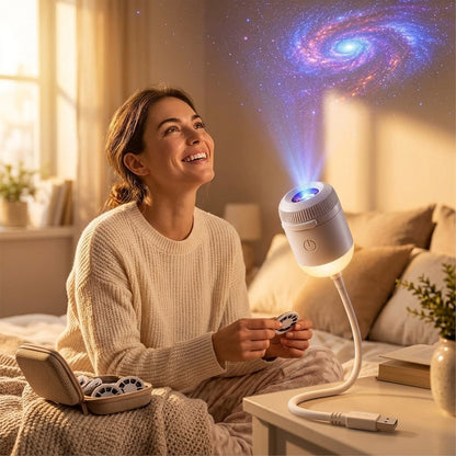 Galaxy Night Light Projector for Bedroom Ambiance